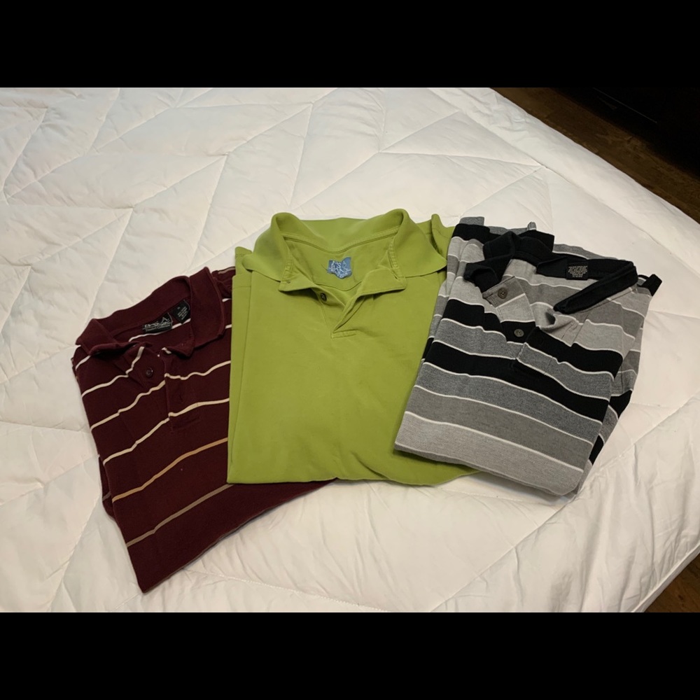 3 piece Jos. A. Bank men’s polo lot XL